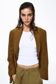 H&M Linen-blend blazer