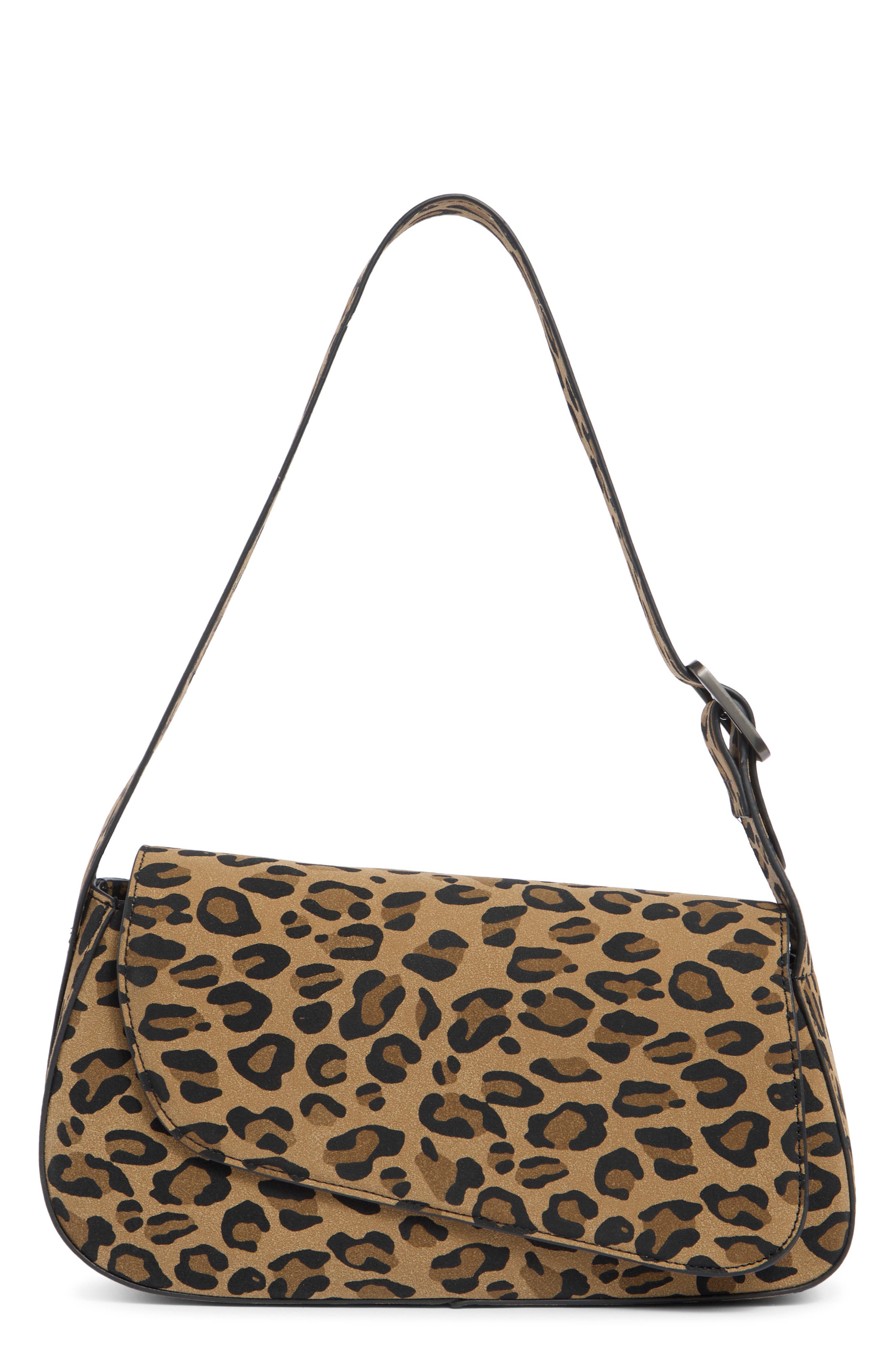 East/West Leopard Print Shoulder Bag