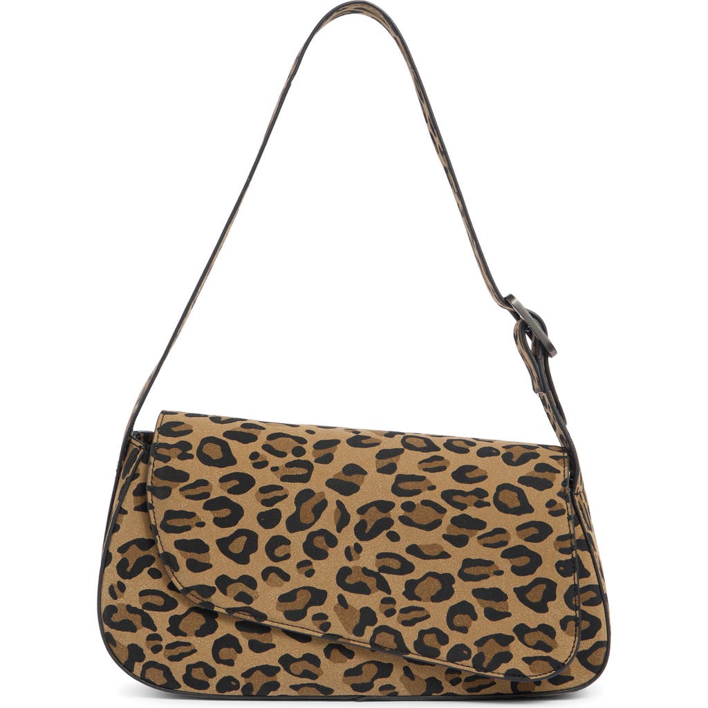 BCBG East/West Leopard Print Shoulder Bag at Nordstrom Rack