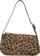 BCBG East/West Leopard Print Shoulder Bag