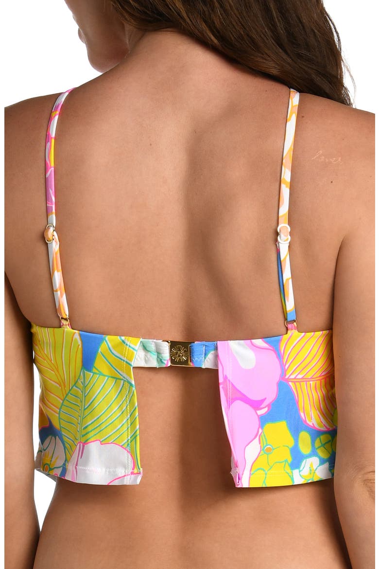 Botanical Tankini Top, Alternate, color, YELLOW