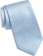 Jack Victor Roland Geometric Jacquard Silk Tie