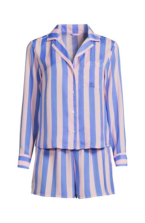 LANDS' END LANDS' END PLUS SIZE MATTE SATIN 2 PIECE PAJAMA SET 