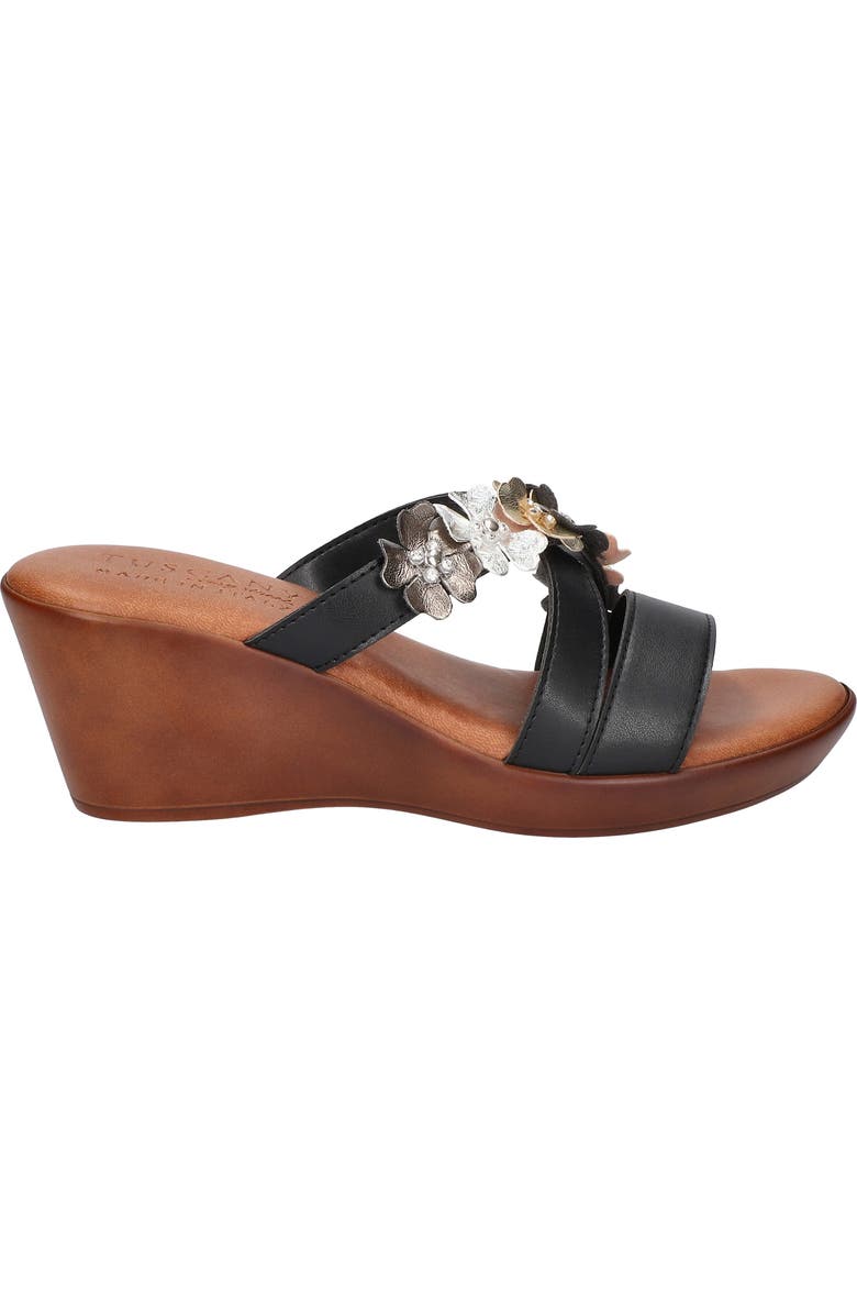 TUSCANY by Easy Street<sup>®</sup> Bellefleur Wedge Sandal, Alternate, color,