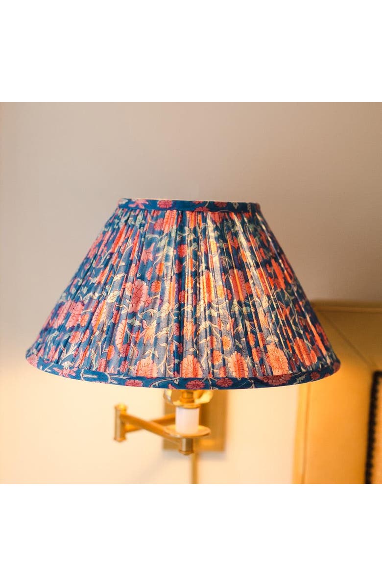 Sophie Williamson Design Pleated Lampshade in Ella Print, Alternate, color, 