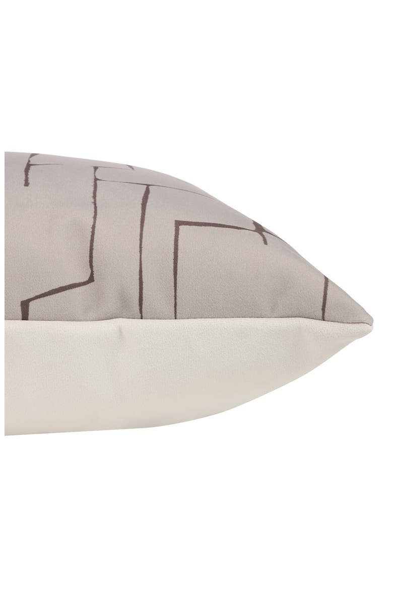 Sarno Modern Print Cotton Throw Pillow, Main, color, BEIGE