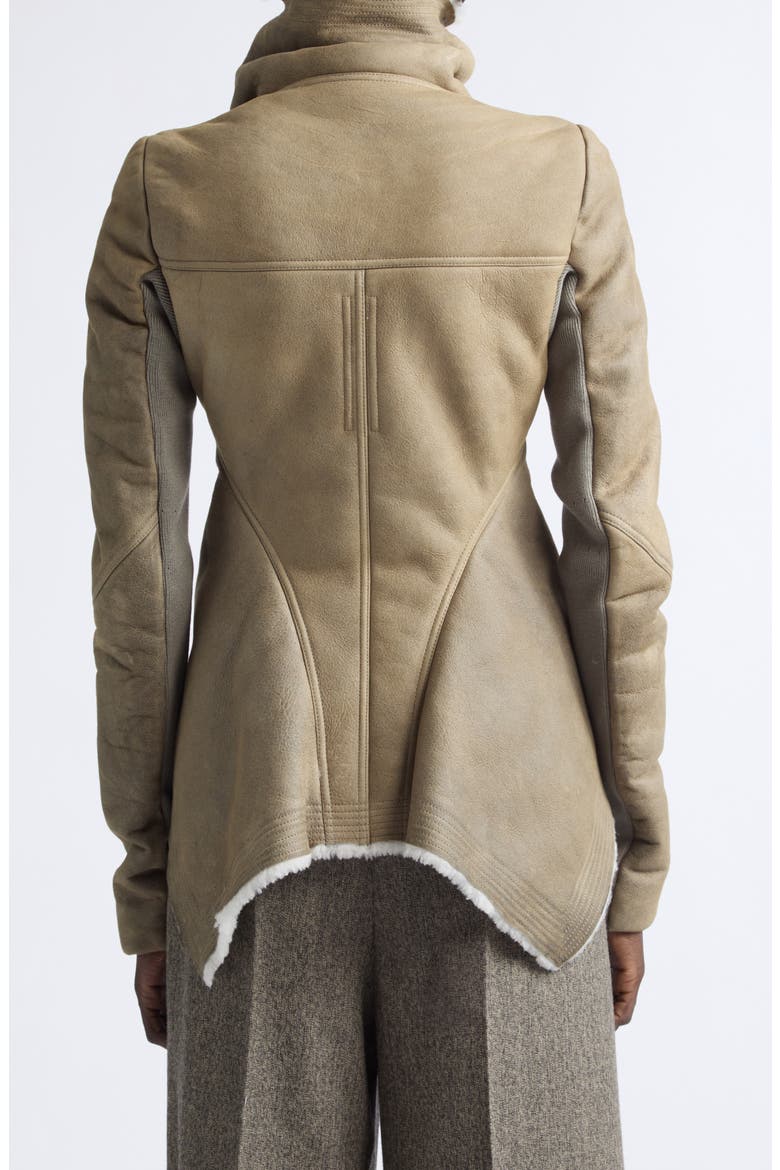 Naska Genuine Shearling Jacket, Alternate, color, DARK PEARL/ BLEACH
