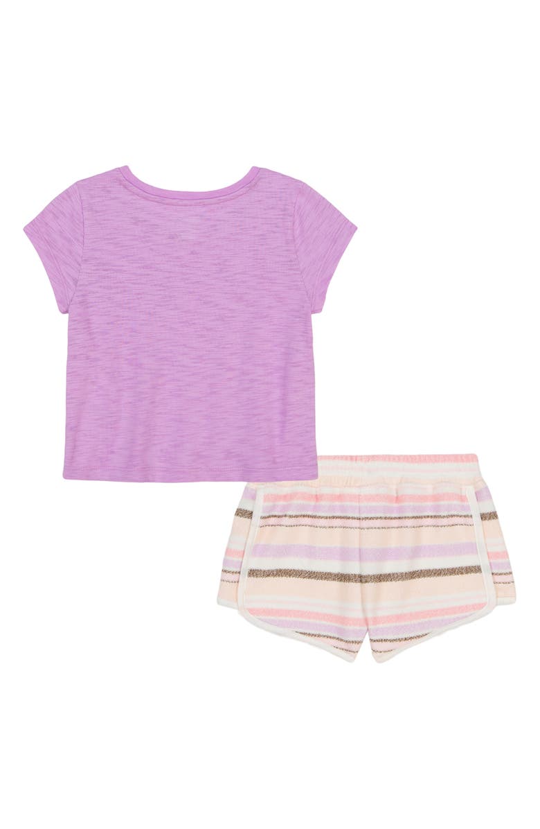 Roxy Logo Graphic T-Shirt & Shorts Set, Alternate, color, 