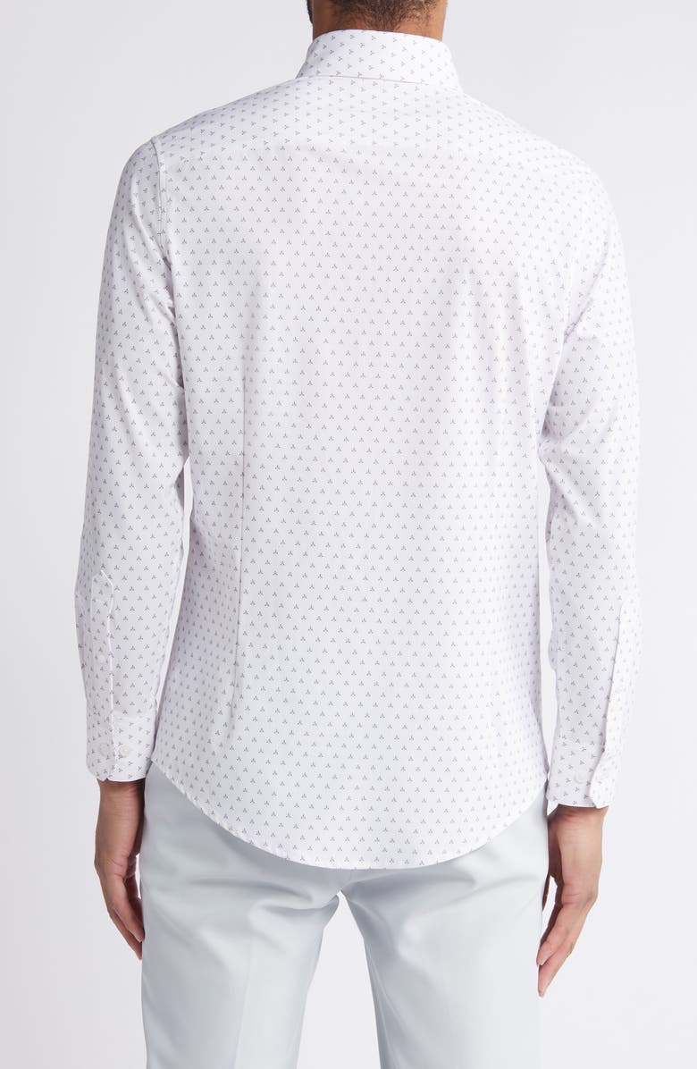 Mizzen+Main Leeward Trim Fit Performance Button-Up Shirt, Alternate, color, 