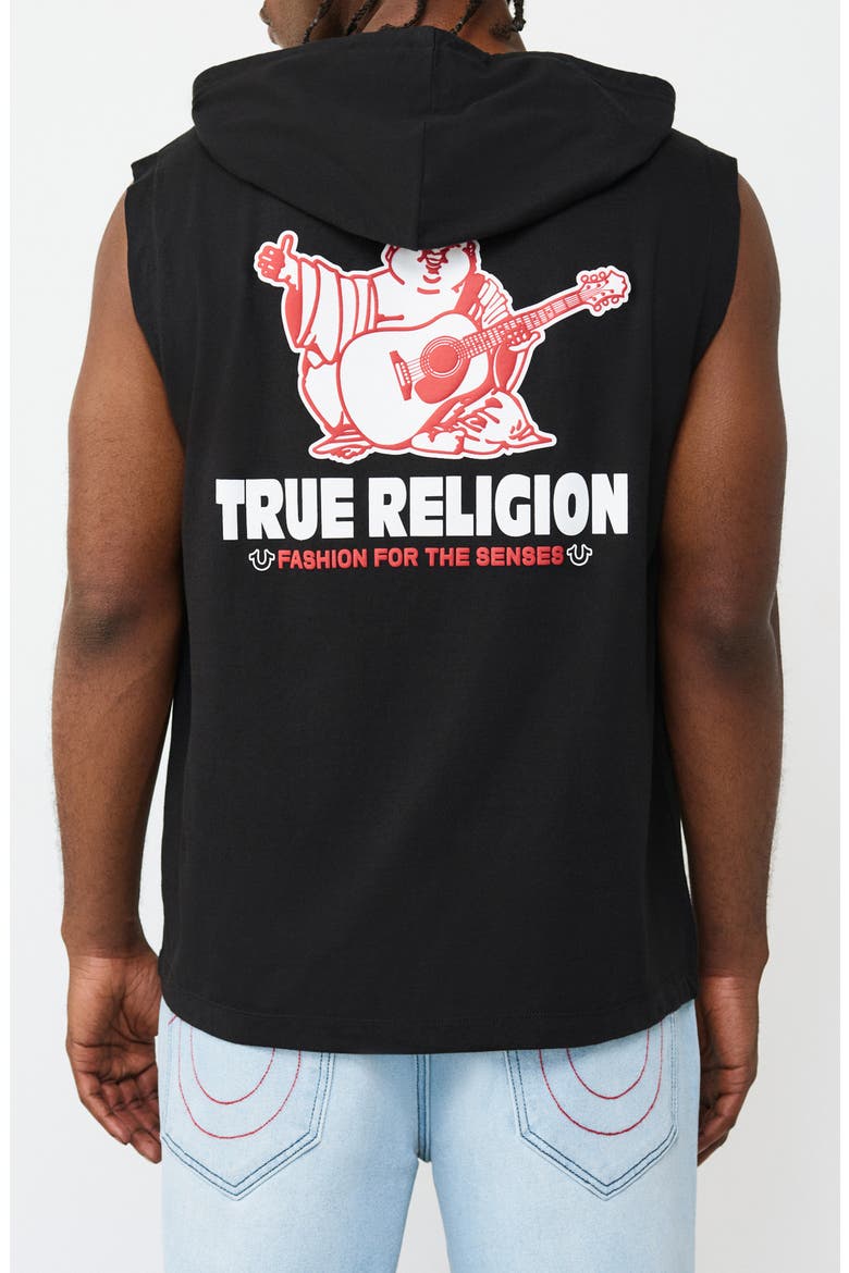 Hooded Tank, Alternate, color, JET BLACK