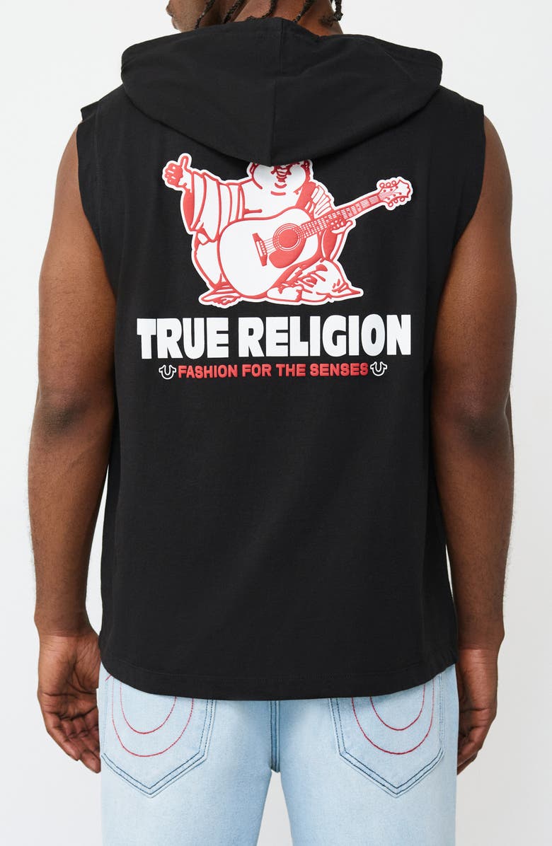 True Religion Hooded Tank, Alternate, color, 