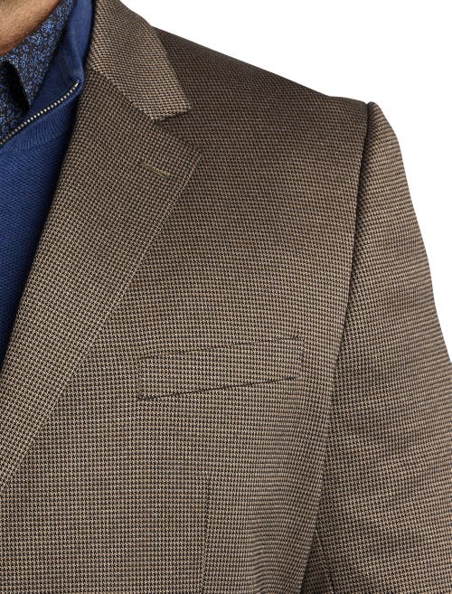 Jv Reflex Houndstooth Sport Coat In Brown