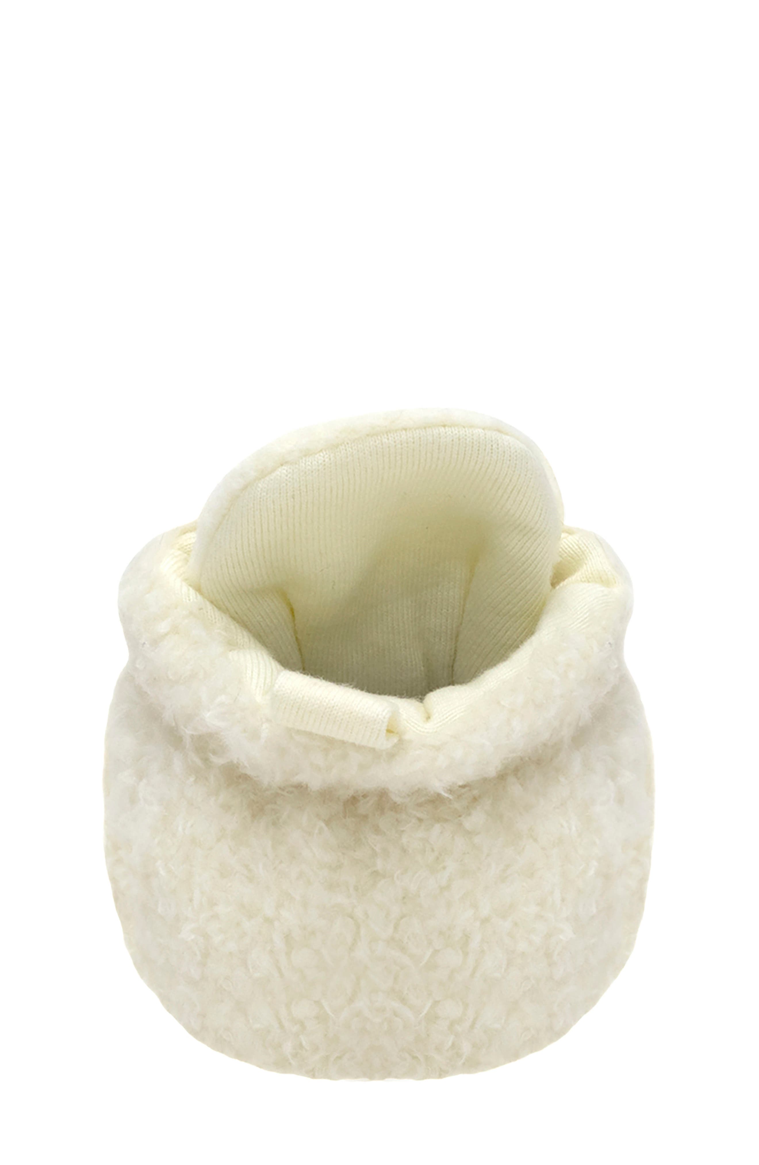 Robeez<sup>®</sup> Sullivan Faux Shearling Bootie, Alternate, color, Ivory
