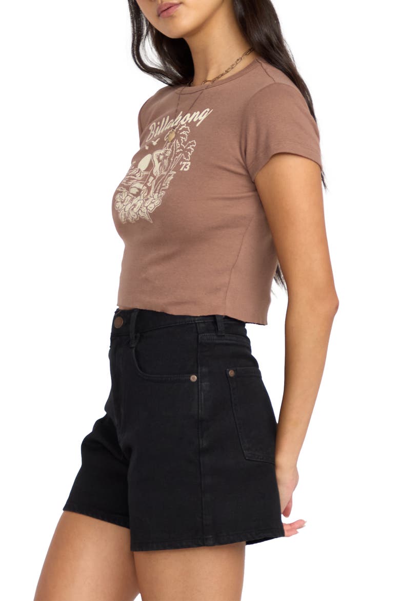 Tropic Happenings Cotton Graphic T-Shirt, Alternate, color, ESPRESSO BROWN