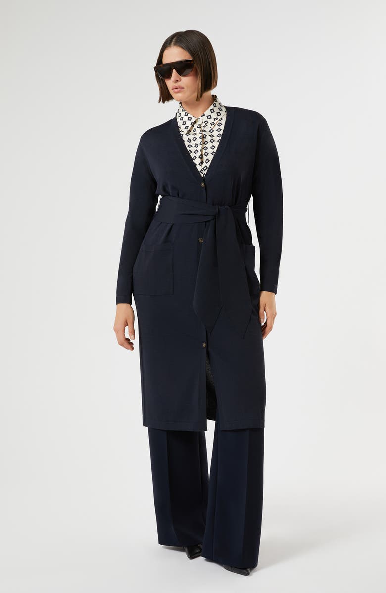 Marina Rinaldi Lusso Silk Button-Up Shirt, Alternate, color, Ivory