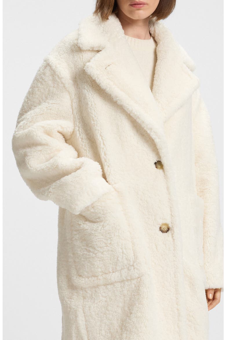 Catedy Faux Shearling Coat, Alternate, color, OPEN WHITE
