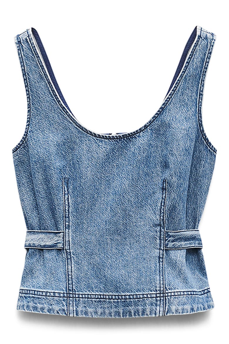 Estelle Featherweight Crop Denim Shirt, Alternate, color, BEEKMAN