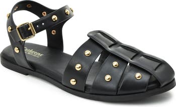 Studded Fisherman Sandal