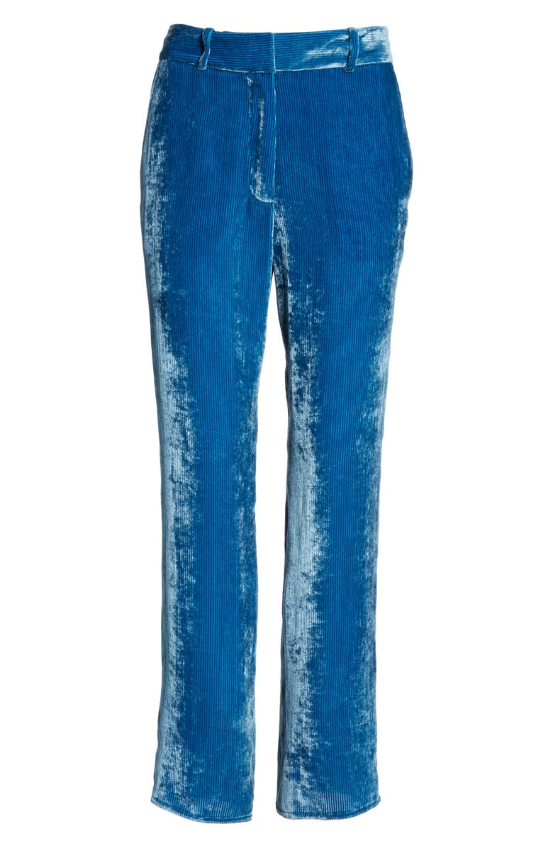 Sies Marjan Fluid Silk Blend Corduroy Crop Pants, Alternate, color, 