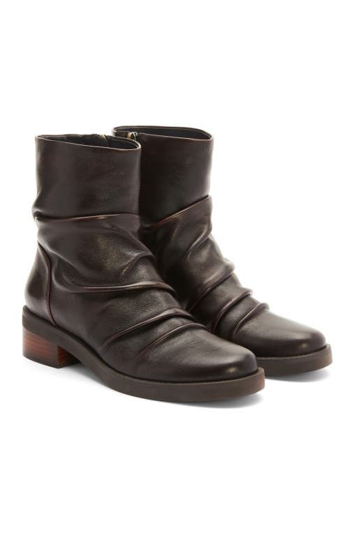 Abeo Traverse Scrunch Boot In Burgundy - Metatarsal