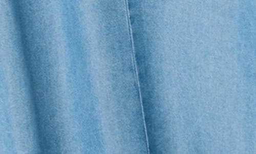 Joe's Cap Sleeve Chambray Maxi Dress In Medium Chambray