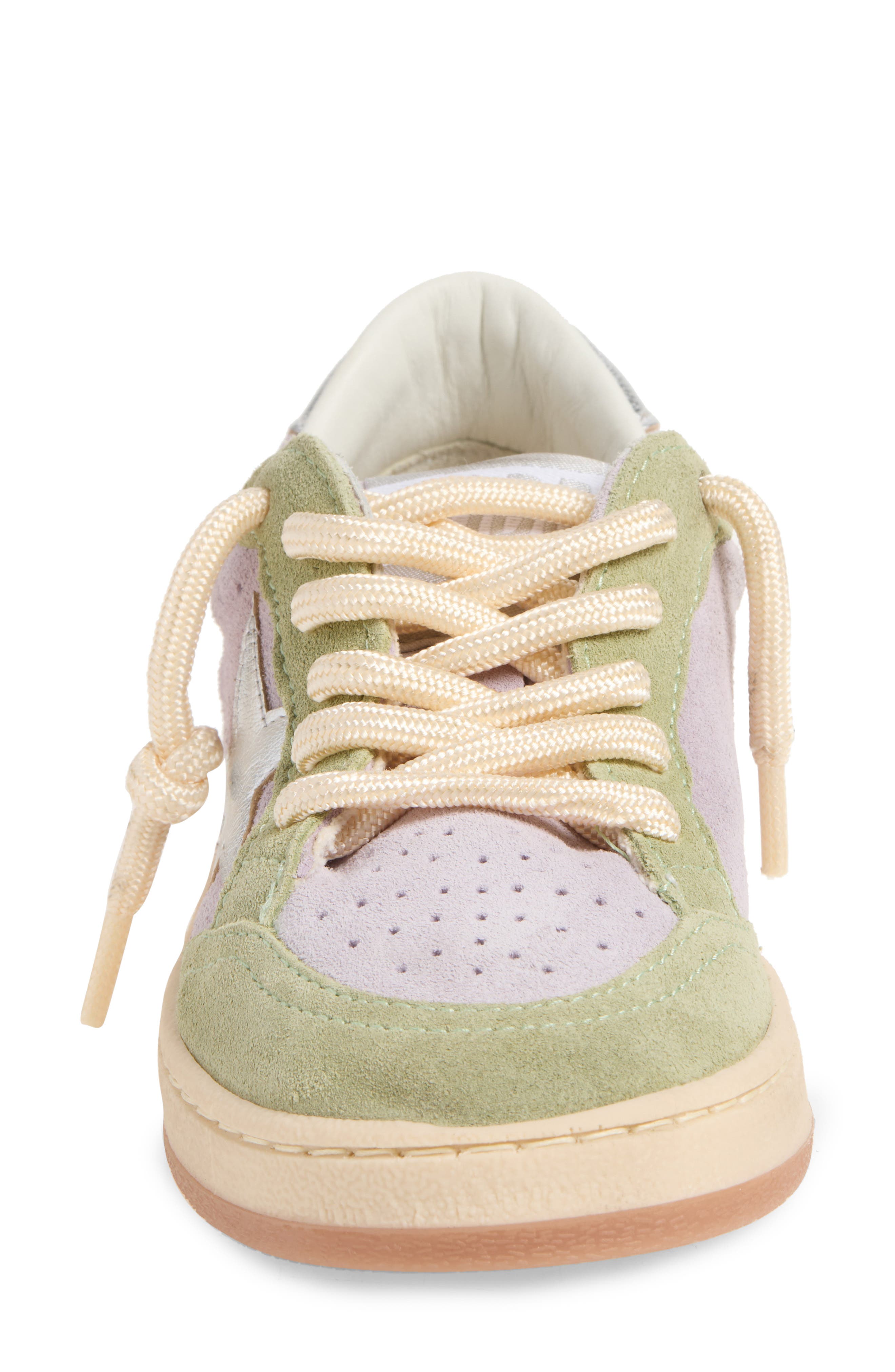 Kids' Ball Star Low Top Sneaker, Alternate, color, LILAC/ LIGHT GREEN/ SILVER