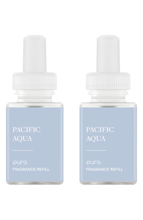 Pura 2-pack Diffuser Fragrance Refills In Pacific Aqua