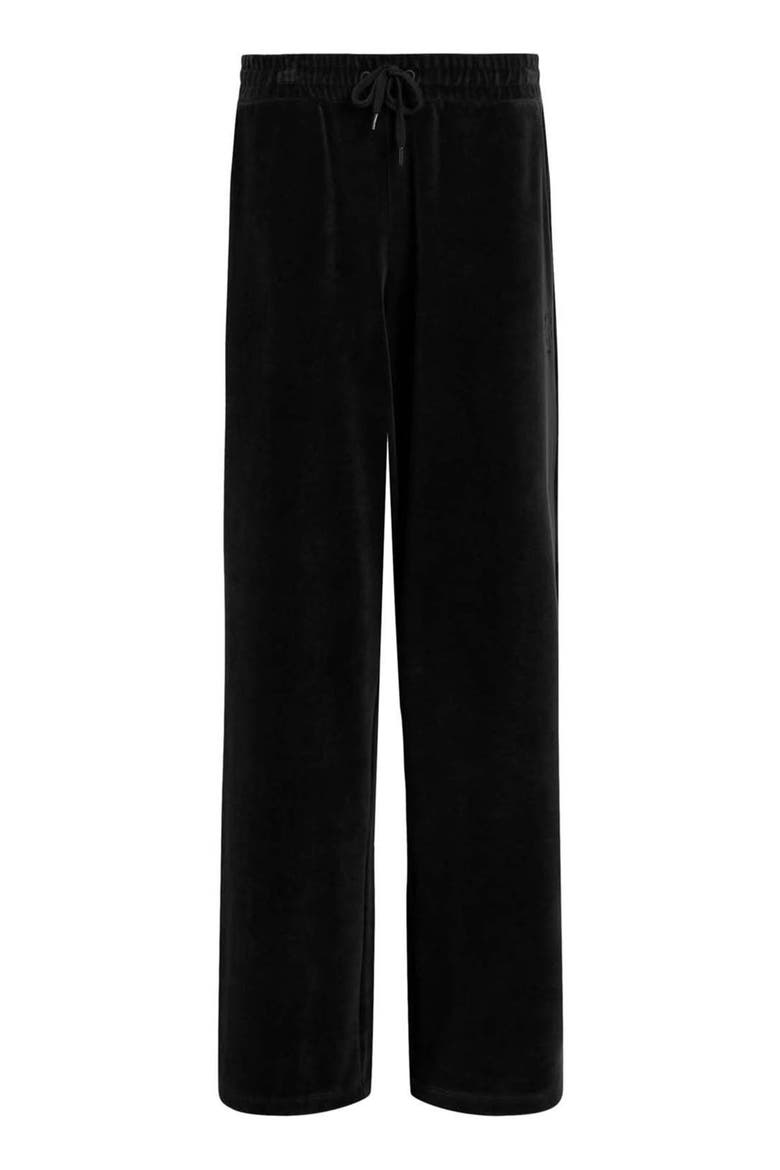 Vin Velvet Sweatpants, Alternate, color, BLACK