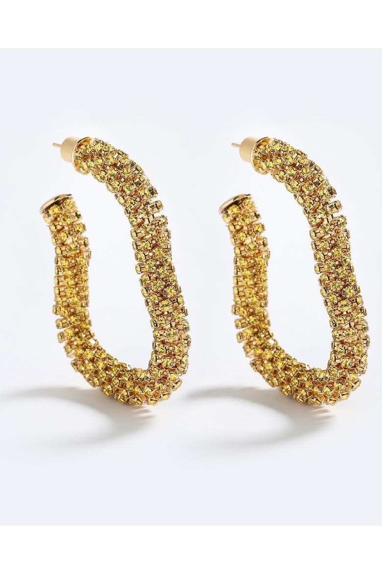 Obsession Sparkle Hoop, Alternate, color, Gold