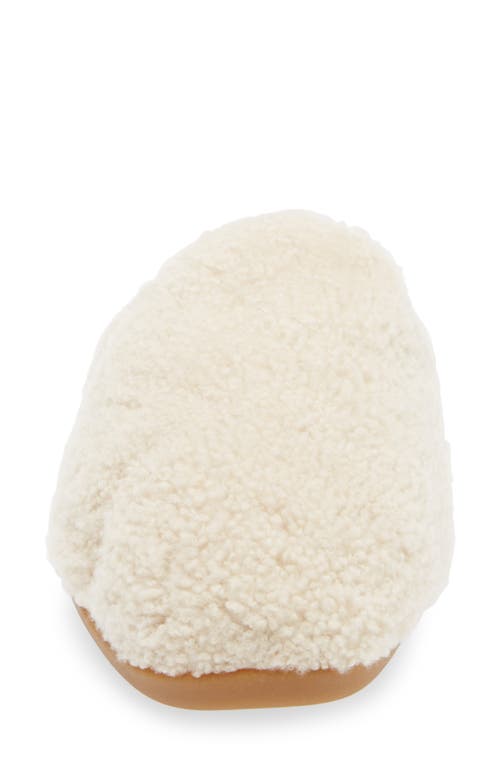 Olukai Hale Slip-on Genuine Shearling Mule In Neutral
