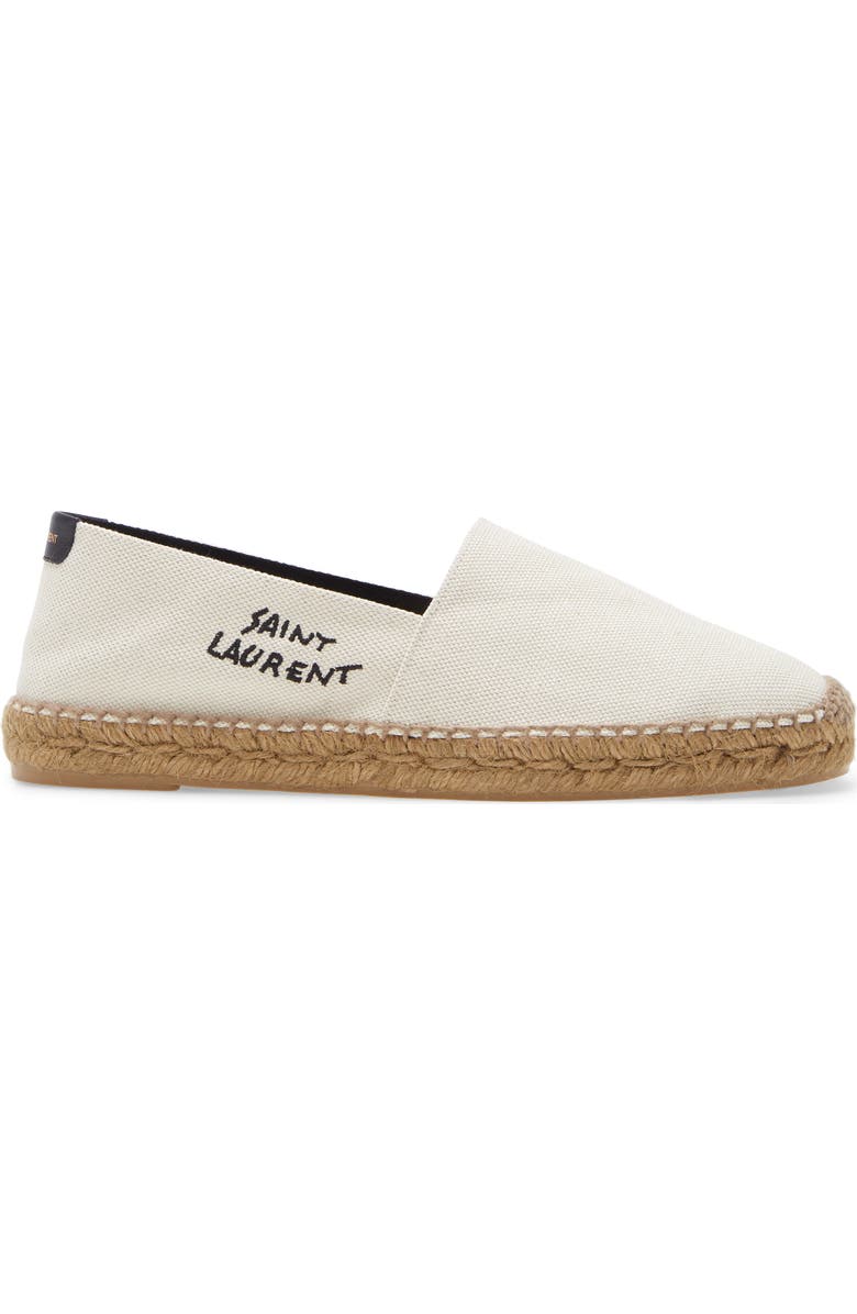 Saint Laurent Embroidered Espadrille Slip-On, Alternate, color,