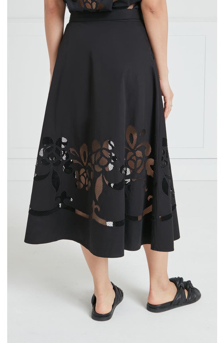 Temperley London Nelle Skirt, Alternate, color, Black