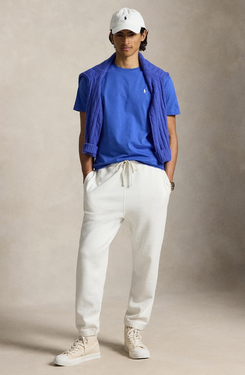 Polo Ralph Lauren Classic Fit Solid Cotton Jersey T-Shirt, Alternate, color, New Iris Blue/ C1730