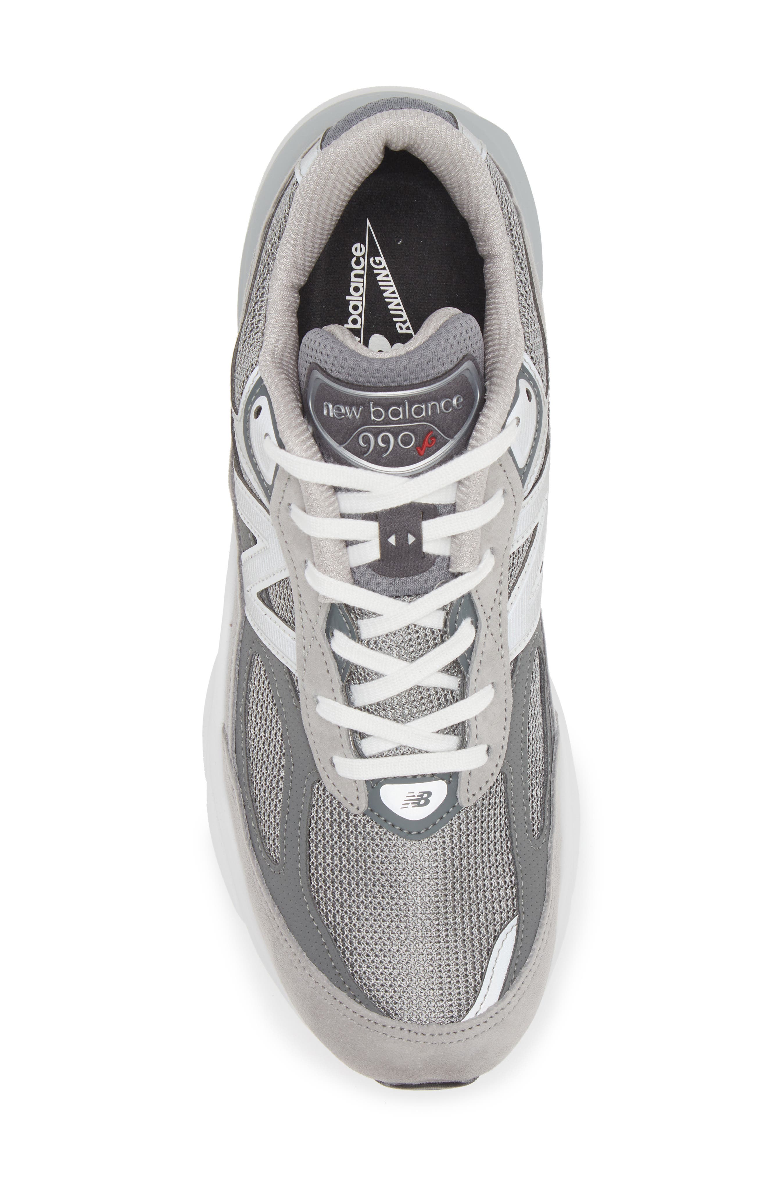 New Balance 990V6 Core Running Shoe, Alternate, color, Grey/ Grey