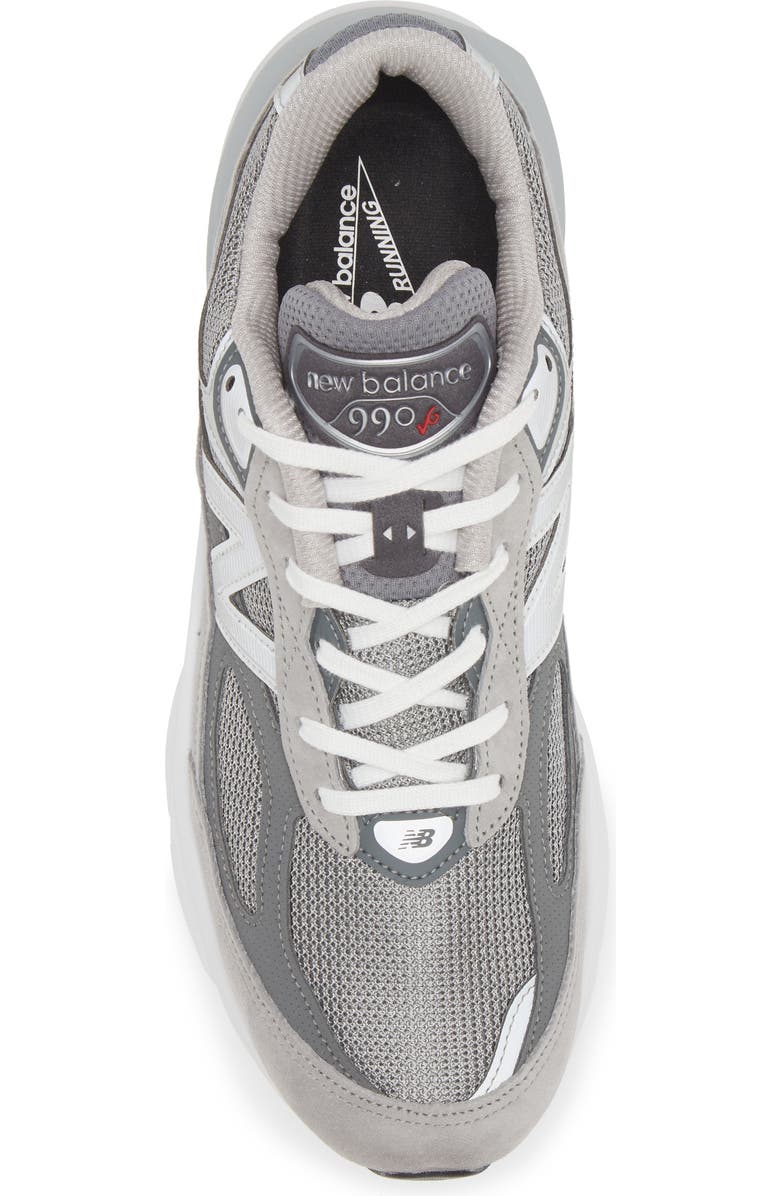 New Balance 990V6 Core Running Shoe, Alternate, color, Grey/ Grey