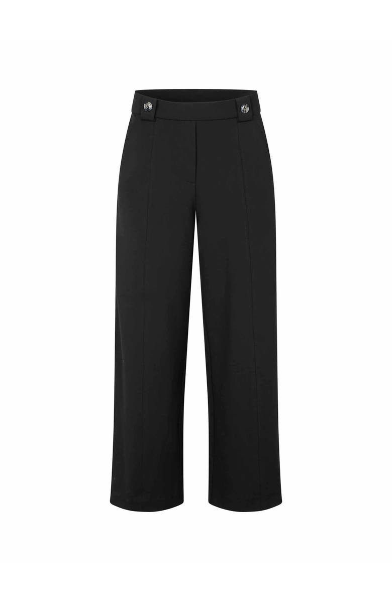 Masai Copenhagen MaPaxora Cropped Wide Leg Pants, Alternate, color, Black