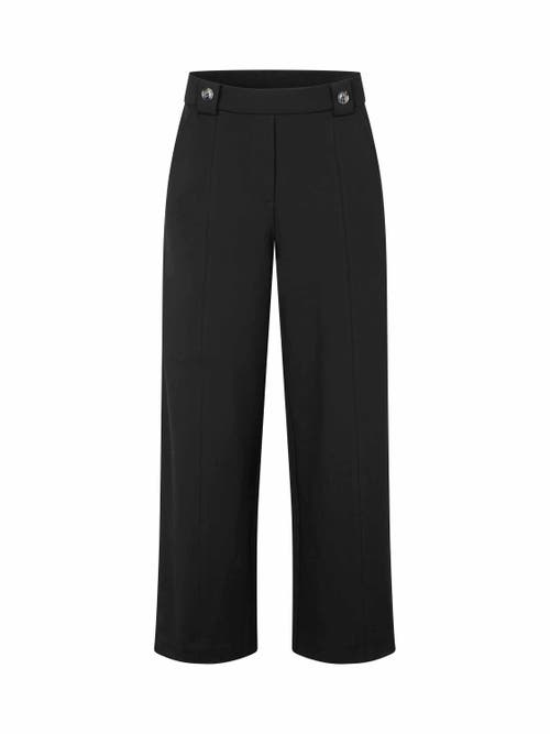 Masai Copenhagen Mapaxora Cropped Wide Leg Pants In Black