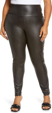 Naked Wardrobe Faux Leather High Waist Leggings