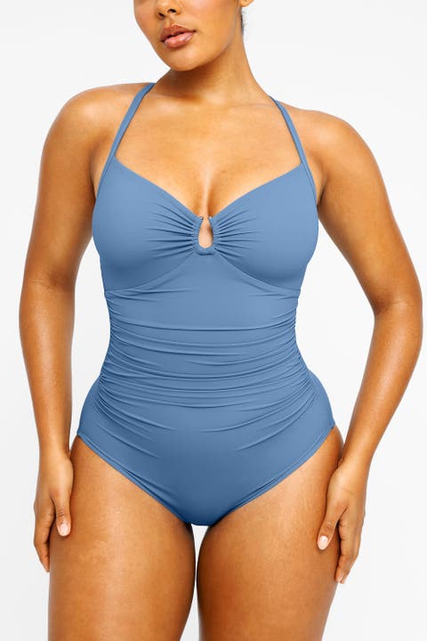 Smart Sculpt U-Ring Cut Out Shaping Swimsuit