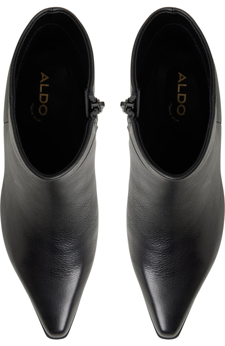 ALDO Shanah Block Heel Bootie, Alternate, color, Black