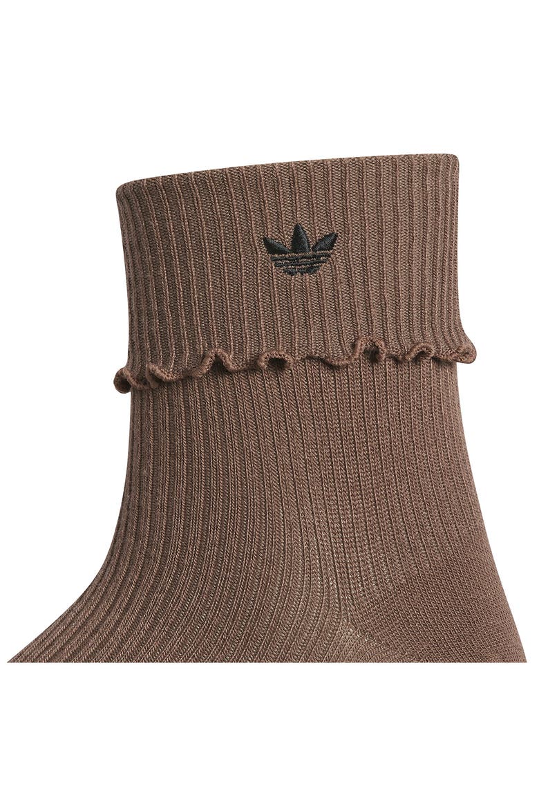 Superlite 3-Pack Assorted Cuffed Quarter Socks, Alternate, color, BROWN/ COFFEE BROWN/ BEIGE