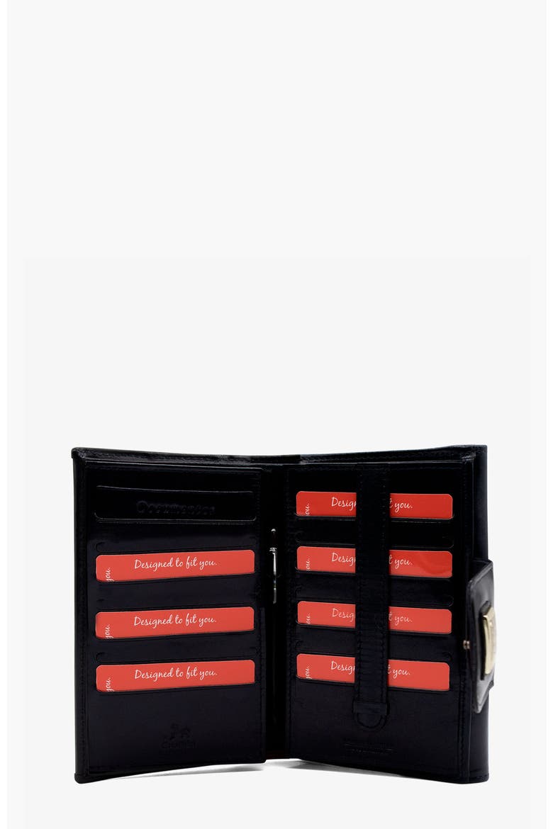 Unique Wallet 204, Alternate, color, Navy / Beige / Red