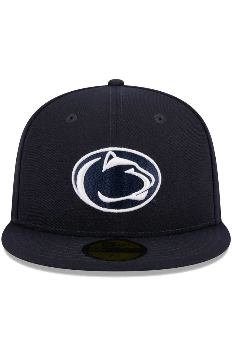 New Era Men's New Era Navy Penn State Nittany Lions 59FIFTY Fitted Hat, Alternate, color,