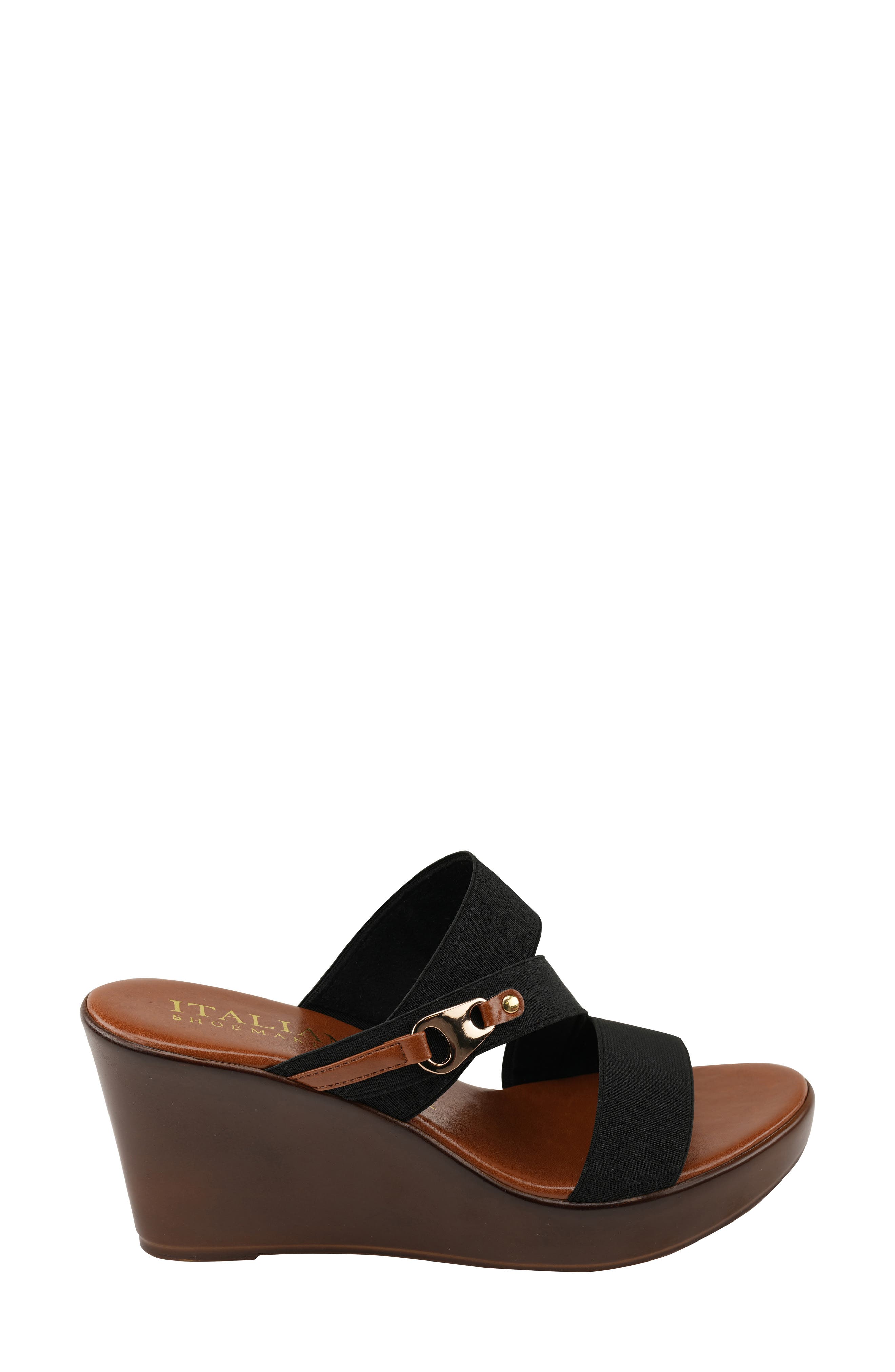 ITALIAN SHOEMAKERS Koda Wedge Slide Sandal, Alternate, color, 