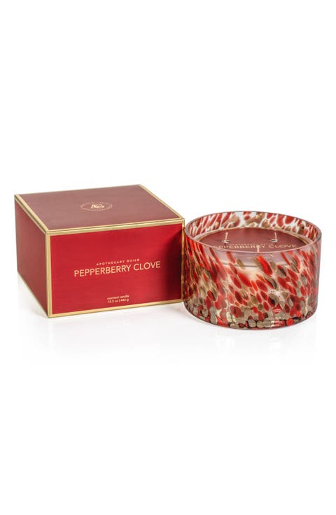 Pepperberry Clove Spangled Three-Wick Jar Candle