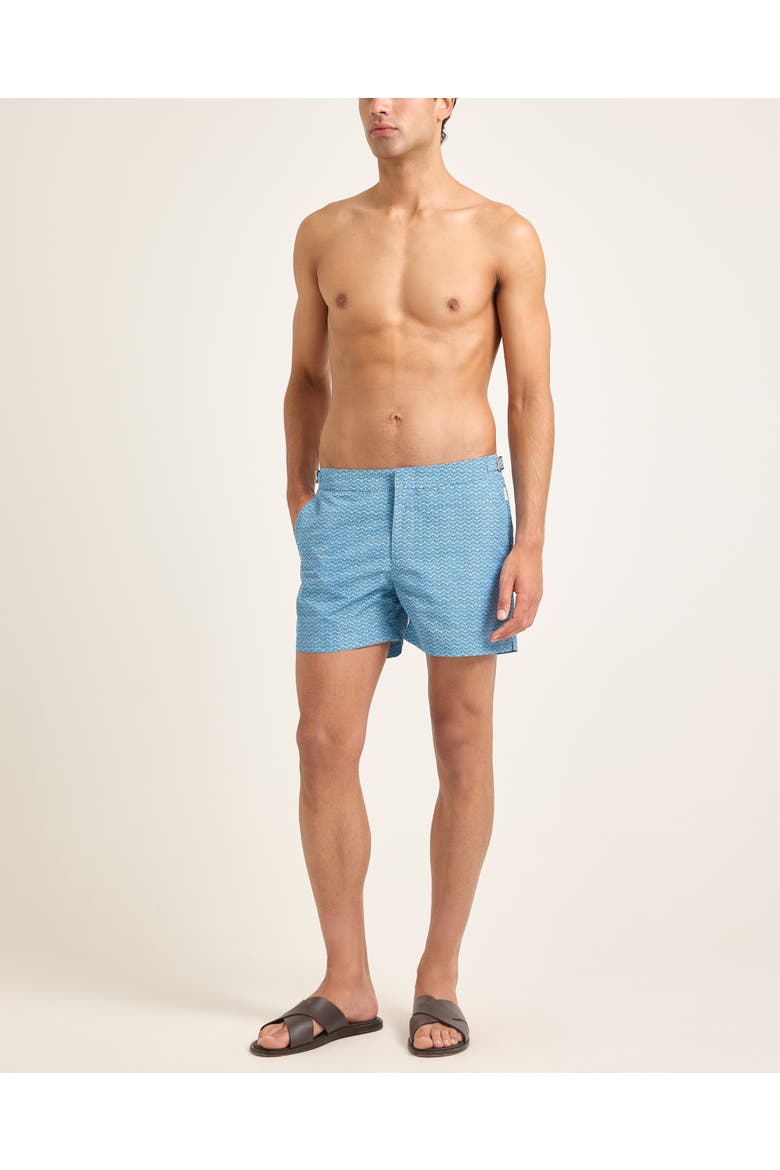 Setter Riptide Tailored-Fit Swim Shorts, Alternate, color, Aqua Blue
