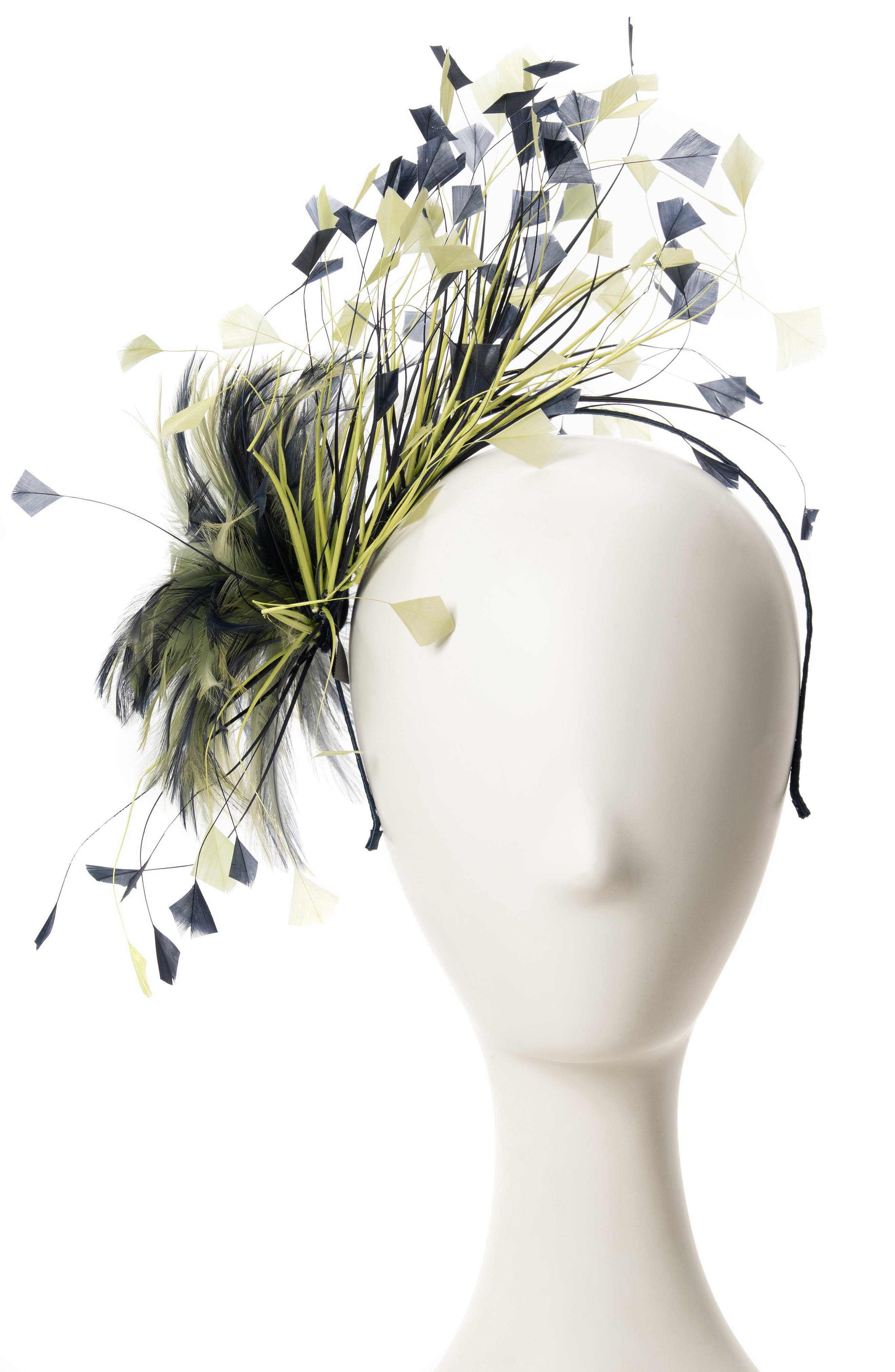 Collection XIIX Multicolored Feather Fascinator