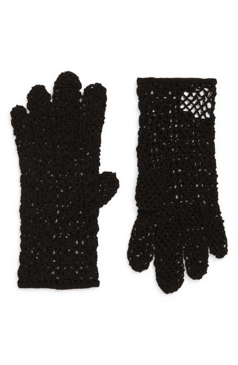 Hand Crochet Merino Wool Gloves