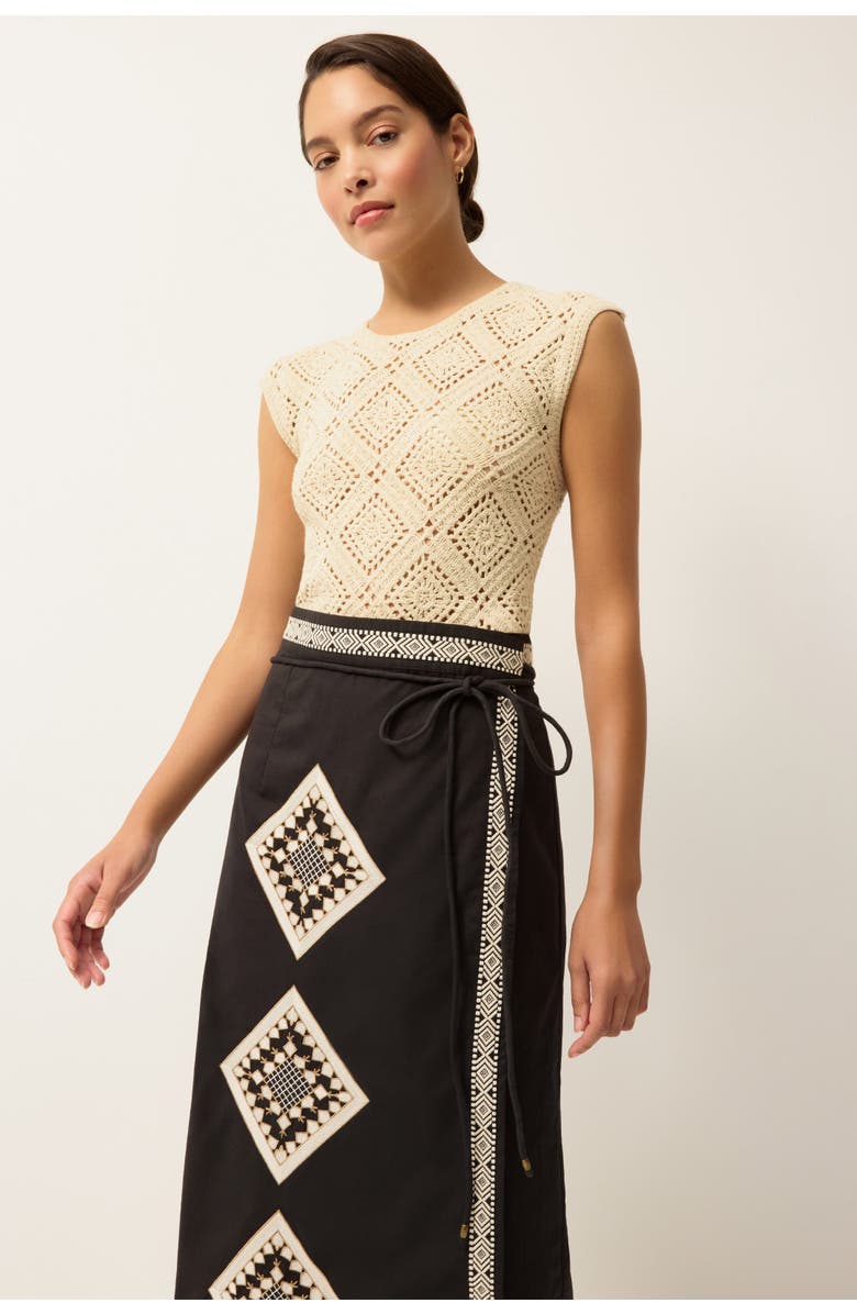 Marie Oliver Luca Skirt, Alternate, color, Fossil