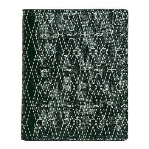 Wolf Signature Id Card Case In Green
